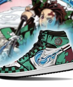 Tanjiro Water Skill Sneakers Anime Demon Slayer KNY Shoes - 3 - GearAnime