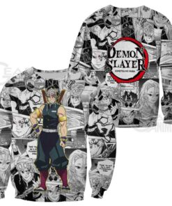 Demon Slayer Tengen Uzui Hoodie Anime Mix Manga KNY Shirt - 2 - GearAnime