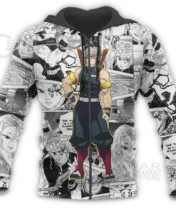Demon Slayer Tengen Uzui Hoodie Anime Mix Manga KNY Shirt - 8 - GearAnime