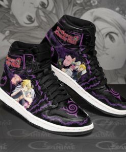 The Seven Deadly Sins Sneakers Meliodas and Elizabeth Anime Custom Shoes - 3 - GearAnime