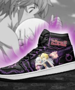 The Seven Deadly Sins Sneakers Meliodas and Elizabeth Anime Custom Shoes - 4 - GearAnime