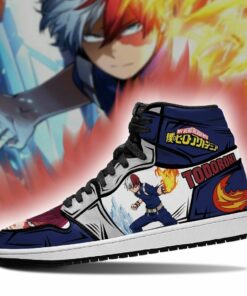 Todoroki Shoto Sneakers Custom My Hero Academia Anime Shoes MN05 - 3 - GearAnime