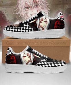 Tokyo Ghoul Juuzou Sneakers Custom Checkerboard Shoes Anime - 1 - GearAnime
