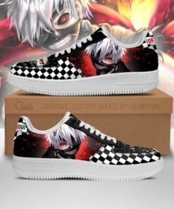 Tokyo Ghoul Kaneki Sneakers Custom Checkerboard Shoes Anime - 1 - GearAnime