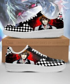 Tokyo Ghoul Nishiki Sneakers Custom Checkerboard Shoes Anime - 1 - GearAnime