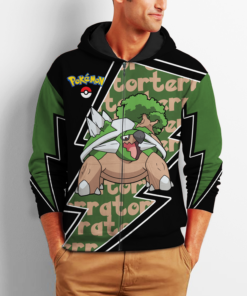 Torterra Zip Hoodie Costume Pokemon Shirt Fan Gift Idea VA06 - 2 - GearAnime
