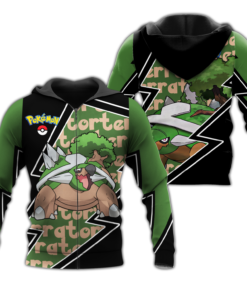 Torterra Zip Hoodie Costume Pokemon Shirt Fan Gift Idea VA06 - 1 - GearAnime