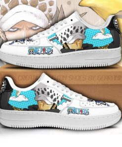 Trafalgar D. Water Law Sneakers Custom One Piece Anime Shoes Fan PT04 - 1 - GearAnime