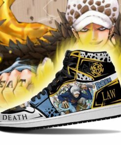 Trafalgar D. Water Law Sneakers One Piece Anime Shoes Fan Gift MN06 - 3 - GearAnime
