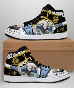 Trafalgar D. Water Law Sneakers One Piece Anime Shoes Fan Gift MN06 - 1 - GearAnime