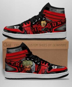 Trigun Vash The Stampede Sneakers Anime Custom Shoes - 2 - GearAnime