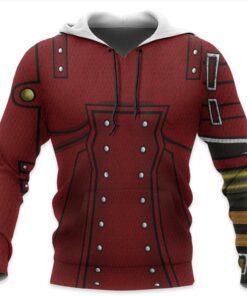Trigun Vash The Stampede Shirt Costume Uniform Anime Hoodie Sweater - 3 - GearAnime