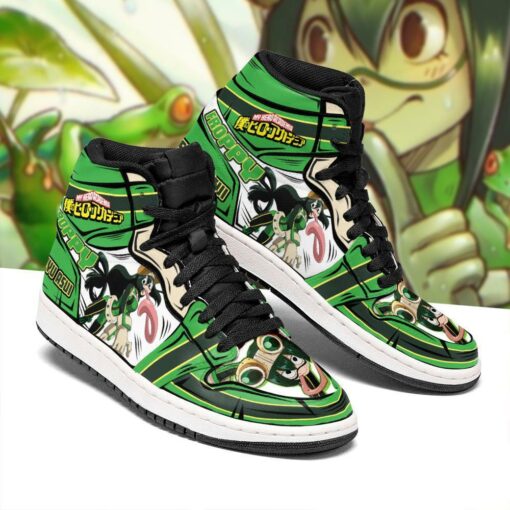 Tsuyu Asui Sneakers Froppy My Hero Academia Anime Shoes - 2 - GearAnime