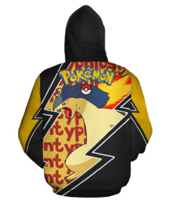 Typhlosion Zip Hoodie Costume Pokemon Shirt Fan Gift Idea VA06 - 3 - GearAnime