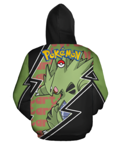 Tyranitar Zip Hoodie Costume Pokemon Shirt Fan Gift Idea VA06 - 3 - GearAnime