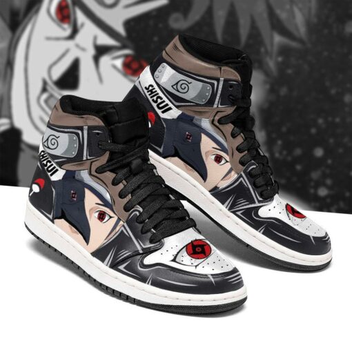 Uchiha Shisui Sneakers Sharingan Eyes Naruto Anime Sneakers - 3 - GearAnime