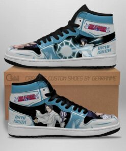 Uryu Ishida Bleach Sneakers Anime Custom Shoes MN09 - 2 - GearAnime