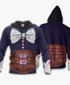 Manami Aiba La Brava Uniform Hoodie MHA Shirt Anime Zip Jacket - 3 - GearAnime