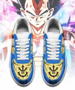Vegeta Blue Sneakers Custom Dragon Ball Anime Shoes Fan Gift PT05 - 2 - GearAnime