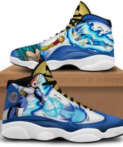 Vegeta Blue Sneakers Dragon Ball Super Anime Custom Shoes - 1 - GearAnime