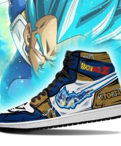 Vegeta Blue Sneakers Dragon Ball Z Custom Anime Shoes - 3 - GearAnime