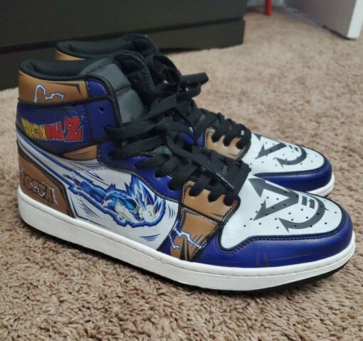 Vegeta Blue Sneakers Dragon Ball Z Custom Anime Shoes - 5 - GearAnime