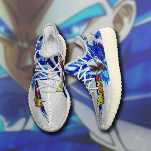 Vegeta Blue Shoes Dragon Ball Super Anime Custom Sneakers TT10 - 2 - GearAnime