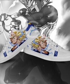 Vegeta Super Saiyan Skate Shoes Dragon Ball Anime Custom Shoes PN09 - 4 - GearAnime