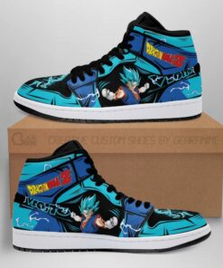 Vegito Blue Shoes Boots Dragon Ball Z Anime Sneakers Fan Gift MN04 - 1 - GearAnime