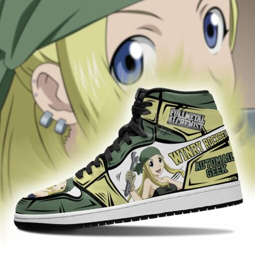 Winry Rockbell Fullmetal Alchemist Sneakers Anime Custom Shoes - 3 - GearAnime