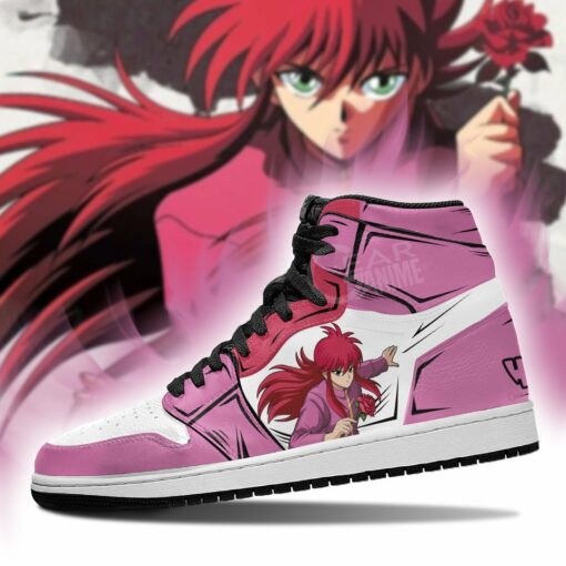 Yu Yu Hakusho Shoes Kurama Sneakers High Top Anime Shoes - 3 - GearAnime