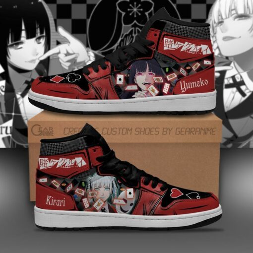 Yumeko Kirari Kakegurui Sneakers Anime Custom Shoes From Fan Request - 2 - GearAnime