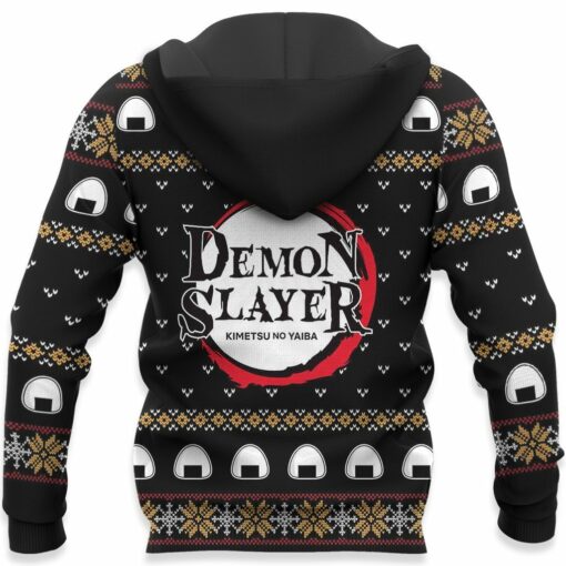 Zenitsu Agatsuma Ugly Christmas Sweater Demon Slayer Anime Custom Xmas Clothes - 6 - GearAnime