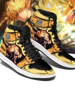 Zenitsu Shoes Boots Skill Thunder Breathing Demon Slayer Anime Sneakers Fan - 2 - GearAnime