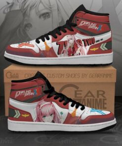 Zero Two Darling In The Franxx Sneakers Code 002 Anime Shoes - 2 - GearAnime