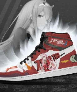 Zero Two Darling In The Franxx Sneakers Code 002 Anime Shoes - 4 - GearAnime