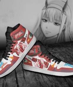 Zero Two Darling In The Franxx Sneakers Code 002 Anime Shoes - 5 - GearAnime