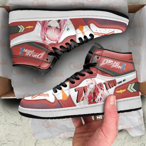 Zero Two Darling In The Franxx Sneakers Code 002 Anime Shoes - 1 - GearAnime
