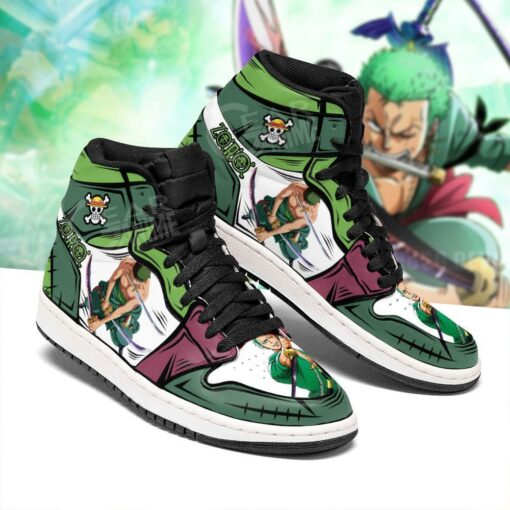 Zoro Sneakers Straw Hat Priates One Piece Anime Shoes Fan Gift MN06 - 2 - GearAnime