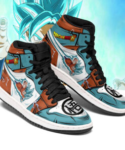 Goku SSJ Blue Custom Shoes 3
