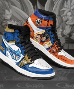 Goku and Vegeta Custom Shoes 5