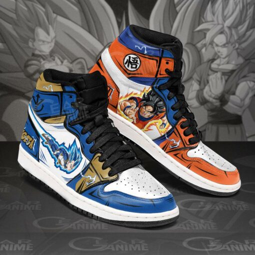 Goku and Vegeta Custom Shoes 2