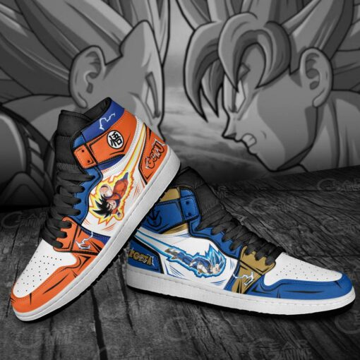 Goku and Vegeta Custom Shoes 4