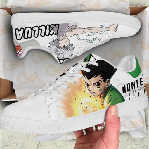 Gon and Killua Skate Shoes Custom Anime Hunter x Hunter Shoes - 2 - GearAnime