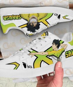 Kiyoomi Sakusa Skate Shoes Custom Haikyuu Anime Shoes - 2 - GearAnime