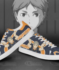 Koshi Sugawara Skate Shoes Custom Haikyuu Anime Shoes - 2 - GearAnime