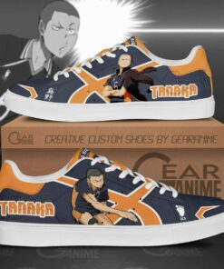 Tanaka Ryuunosuke Skate Shoes Custom Haikyuu Anime Shoes - 1 - GearAnime