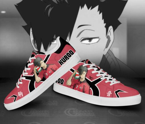 Tetsuro Kuroo Skate Shoes Custom Haikyuu Anime Shoes - 3 - GearAnime