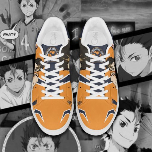 Yu Nishinoya Skate Shoes Custom Haikyuu Anime Shoes - 4 - GearAnime