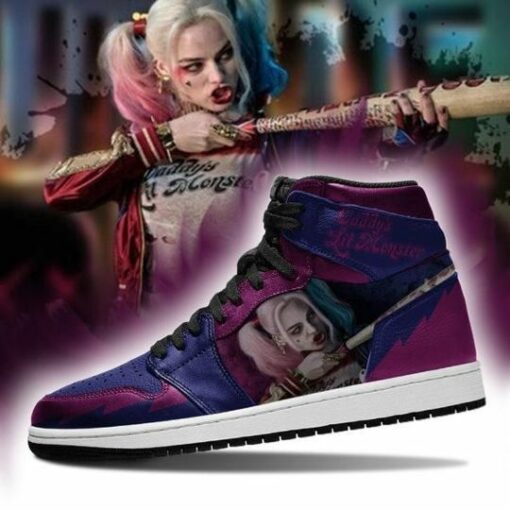 Harley Quinn Custom Shoes - Air Jordan 1 Sneakers 1